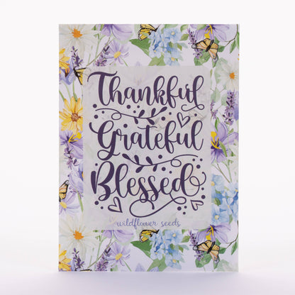 Bentley Seed Co. - Thankful Grateful Blessed - Wildflower Mix Seed Packets