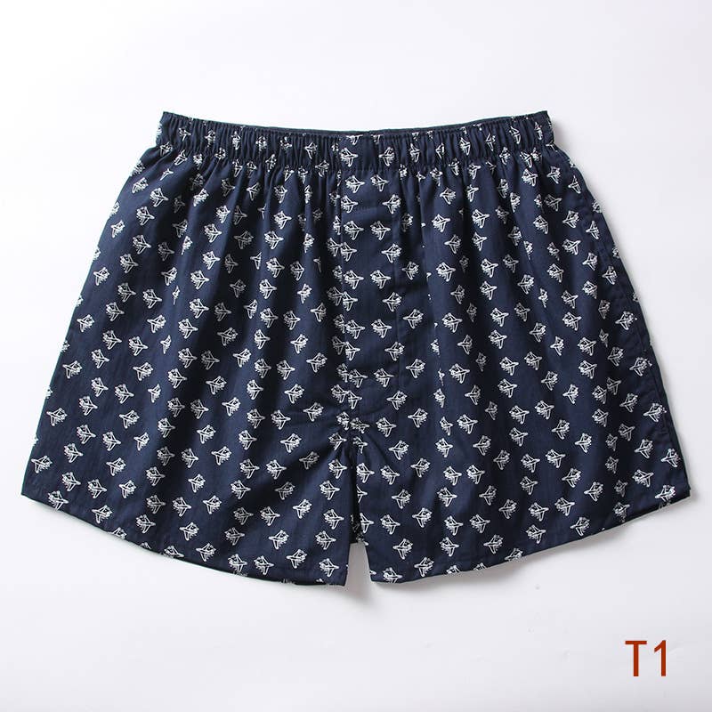 Rosa Clothing - Lobster & Pickles printed cotton casual boxer short