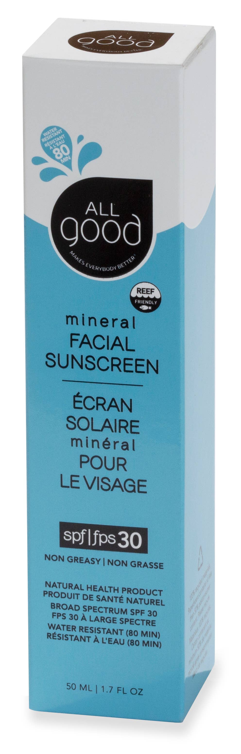 All Good Body Care - Daily Facial Mineral Sunscreen & Moisturizer SPF 30