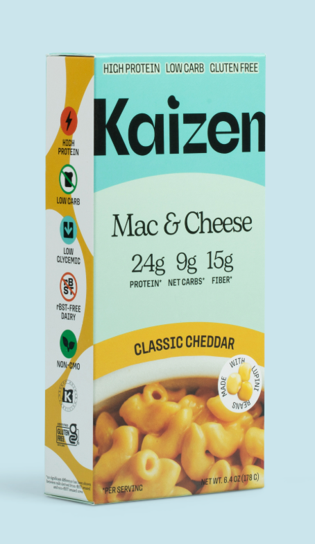 Kaizen Food Company - Kaizen High Protein (24g) Cheddar Lowcarb Mac & Cheese