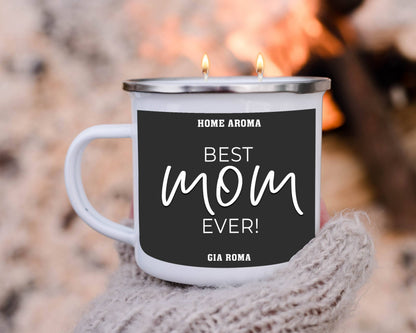 Gia Roma - Best Mom Ever Gifts, Mothers Day Candle Gift Sets, Funny Mom: Best Mom-White / Black Pepper +