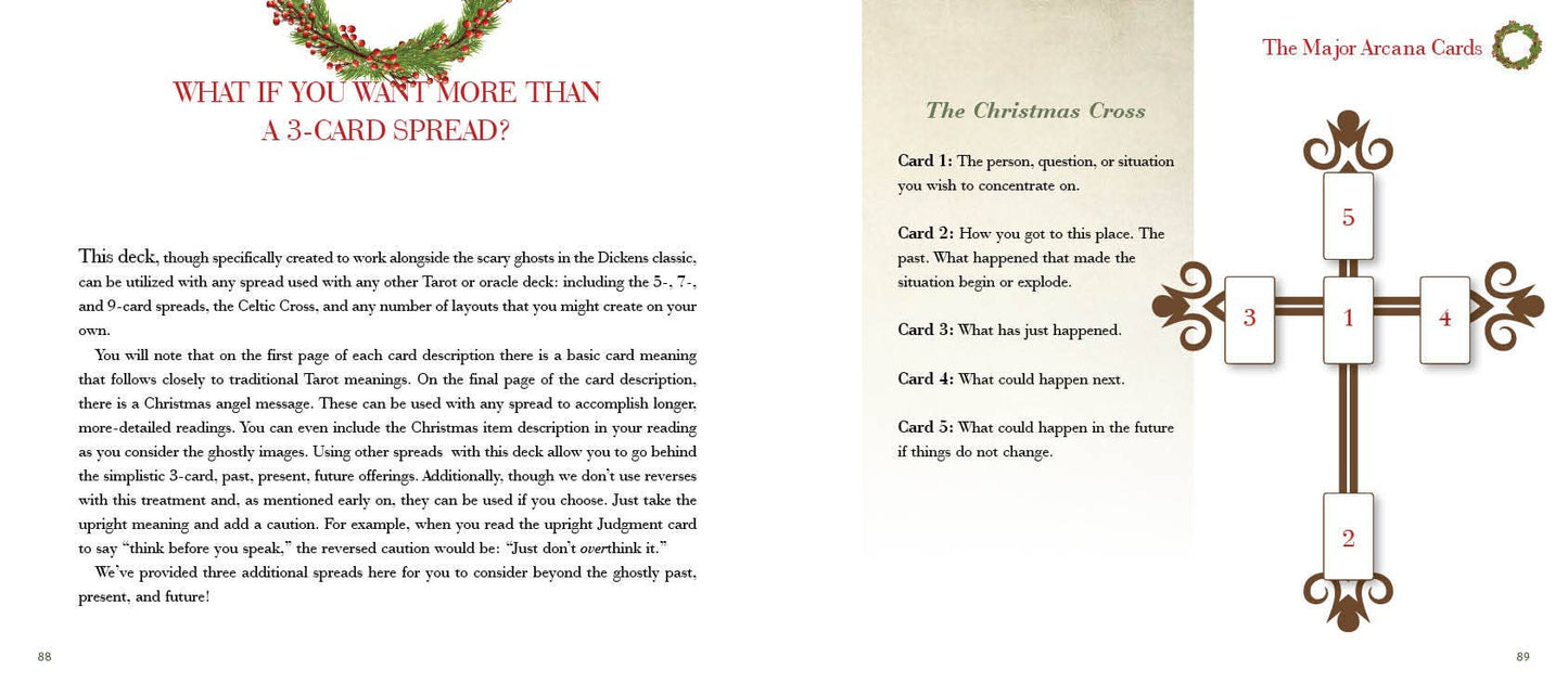 Schiffer Publishing - A Christmas Tarot: Ghosts of Past, Present, and Future