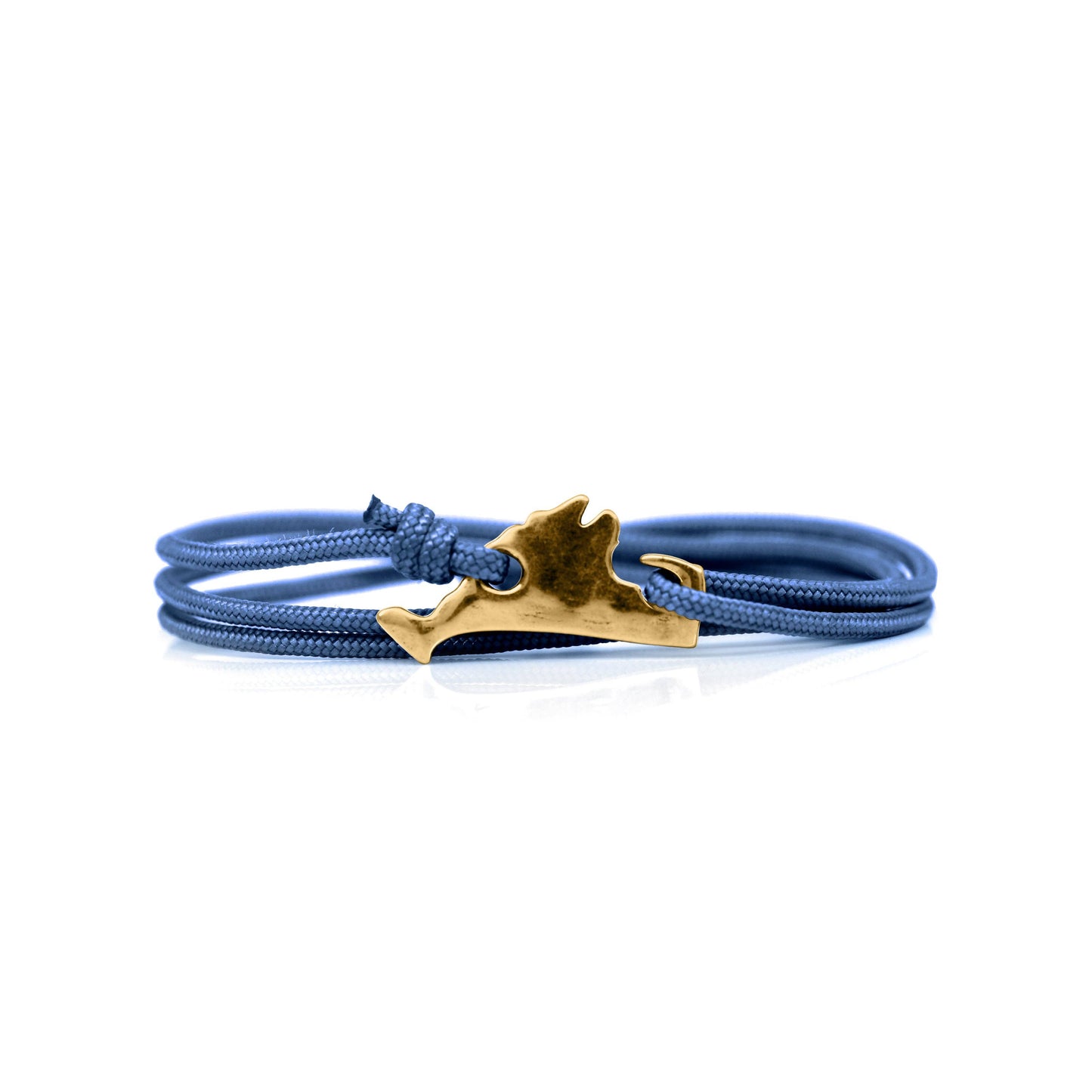 Cape Clasp - Martha's Vineyard Clasp: Silver / Blue Bay