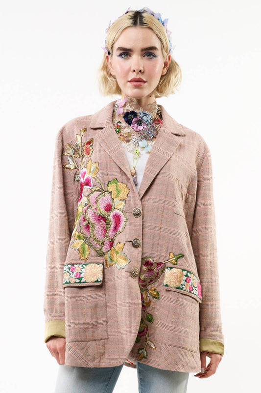 Aratta - Sudden Sensation Blazer: Pink Ash / L
