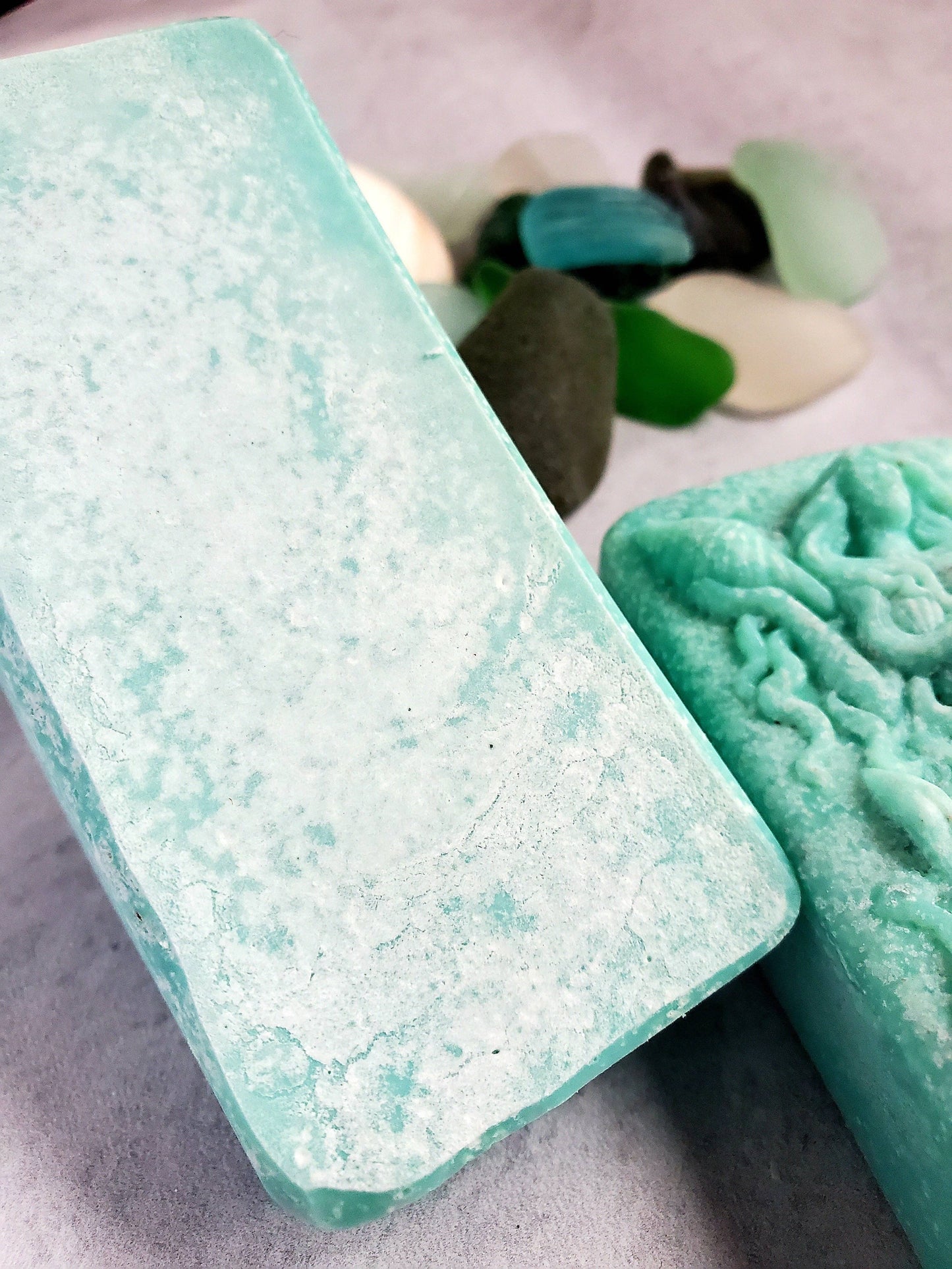 Fairyland Glade - Sea Salt and Sea Glass Sea Glass Salt Soap