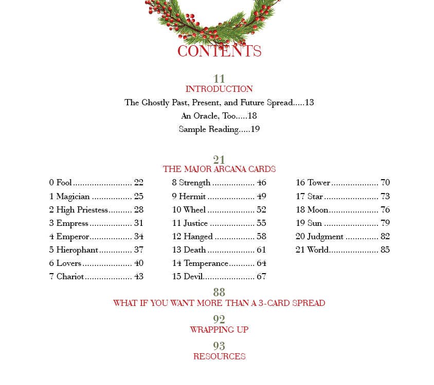 Schiffer Publishing - A Christmas Tarot: Ghosts of Past, Present, and Future