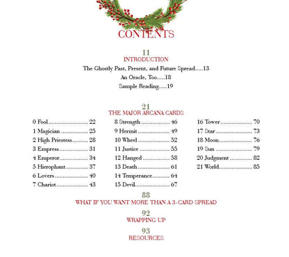 Schiffer Publishing - A Christmas Tarot: Ghosts of Past, Present, and Future