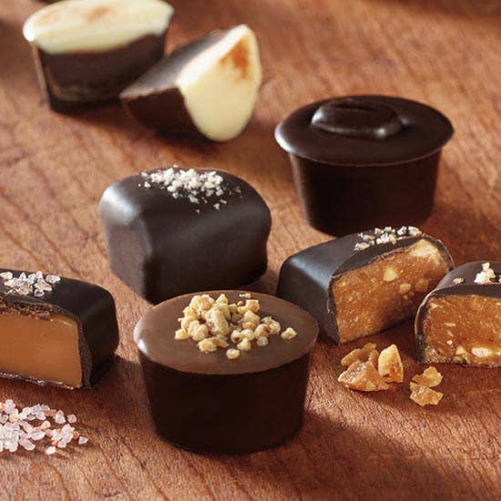 Harbor Sweets - Salt & Ayre Chocolates 4 pcs Salt Assortment - 1 1/2 oz