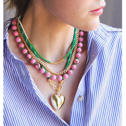 The Silver Wren - Desert Bloom Lilac Necklace