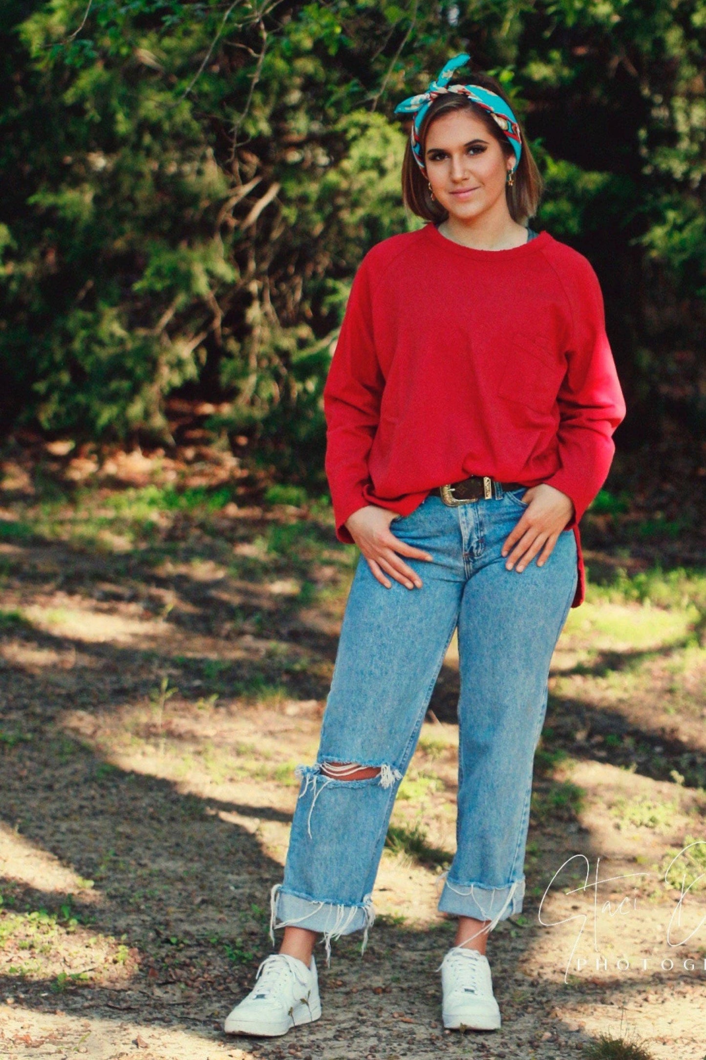 Jaded Gypsy - Wandering Meadow Sweatshirt: SMALL/MEDIUM / magenta