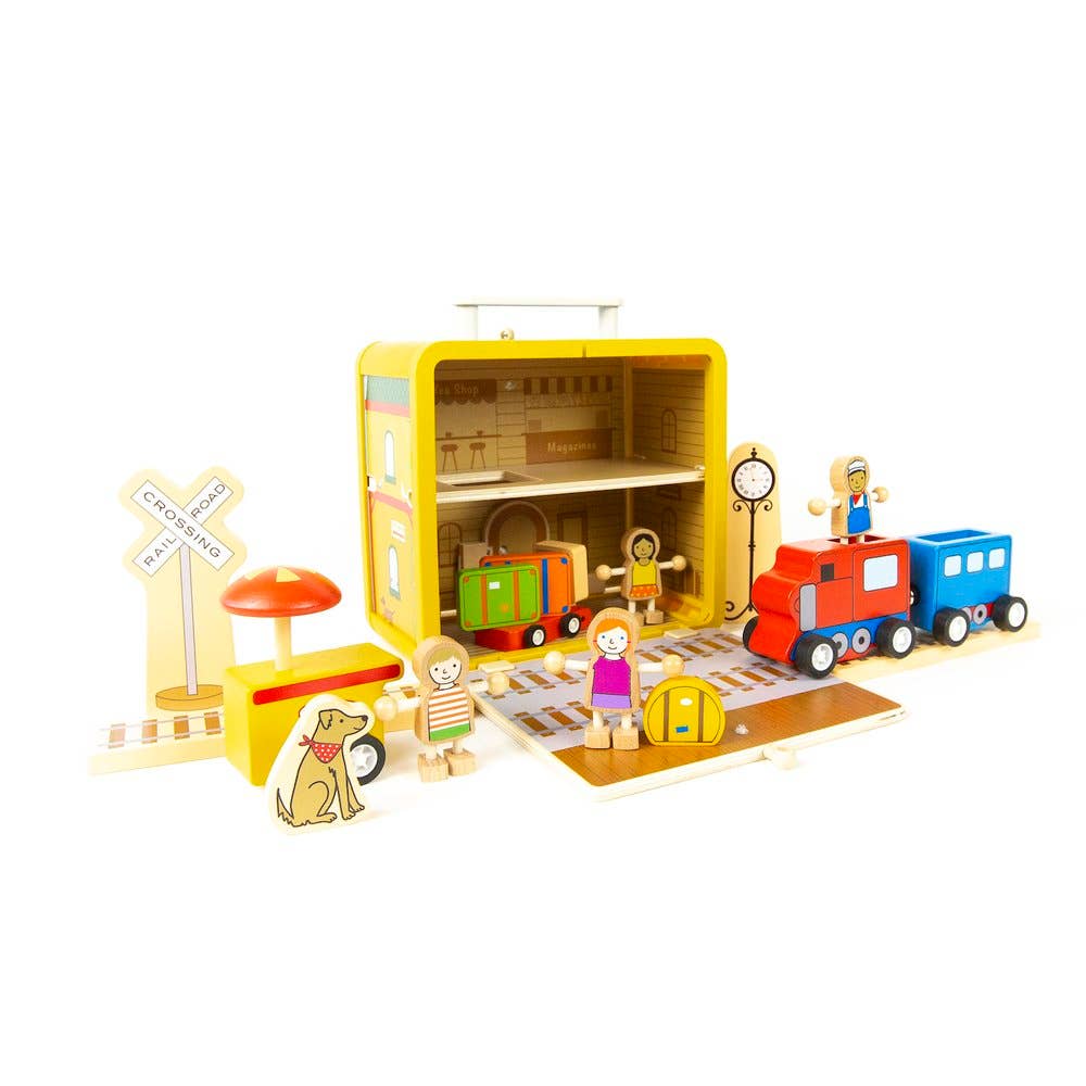 Jack Rabbit Creations - Suitcase Series: Train Station