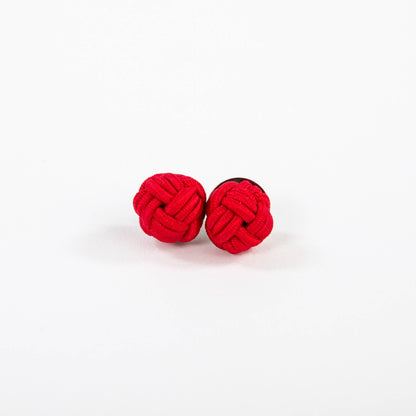 Patsy Kane | Nautical - Monkey Fist Earrings - Nylon: Port green