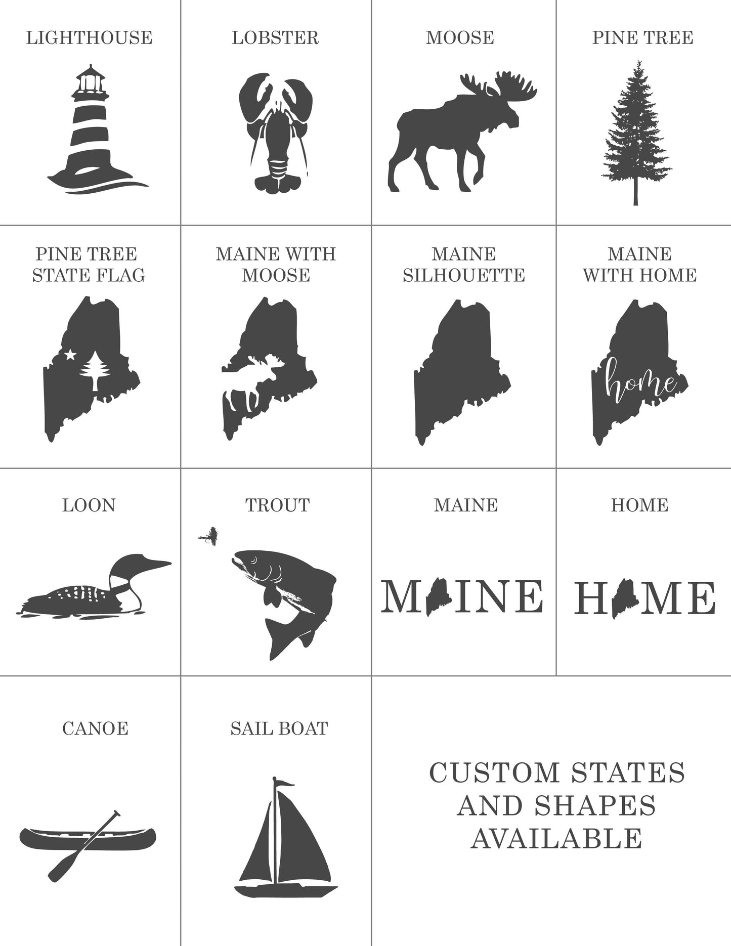 Reclaimed Maine Co. - Nature Inspired Etched Beer Can Glasses | Maine Gifts: Pine Tree State Flag