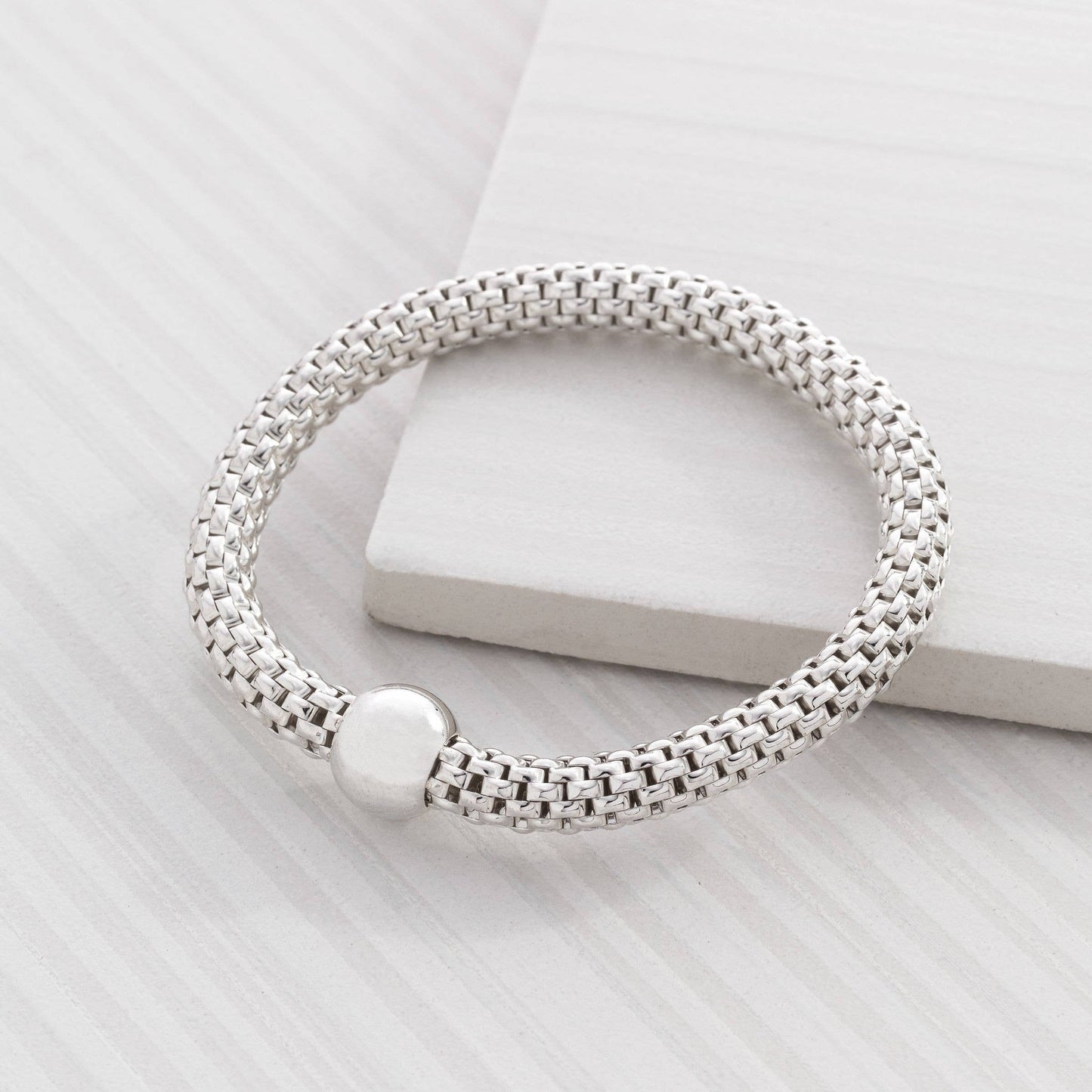 Silpada - Silpada Chic Stretch Bracelet, Sterling Silver