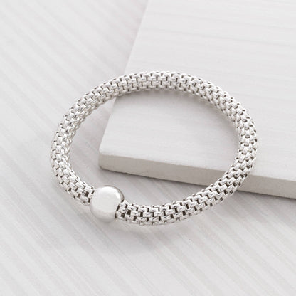 Silpada - Silpada Chic Stretch Bracelet, Sterling Silver