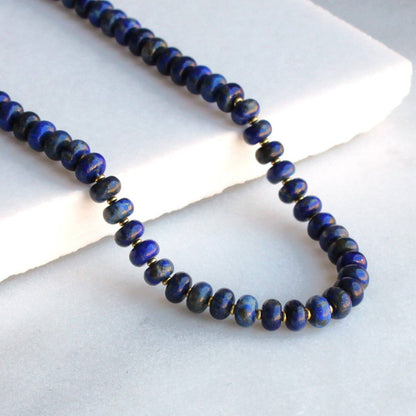 The Silver Wren - Midnight Skies Lapis Necklace