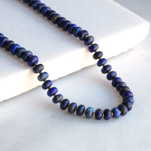 The Silver Wren - Midnight Skies Lapis Necklace