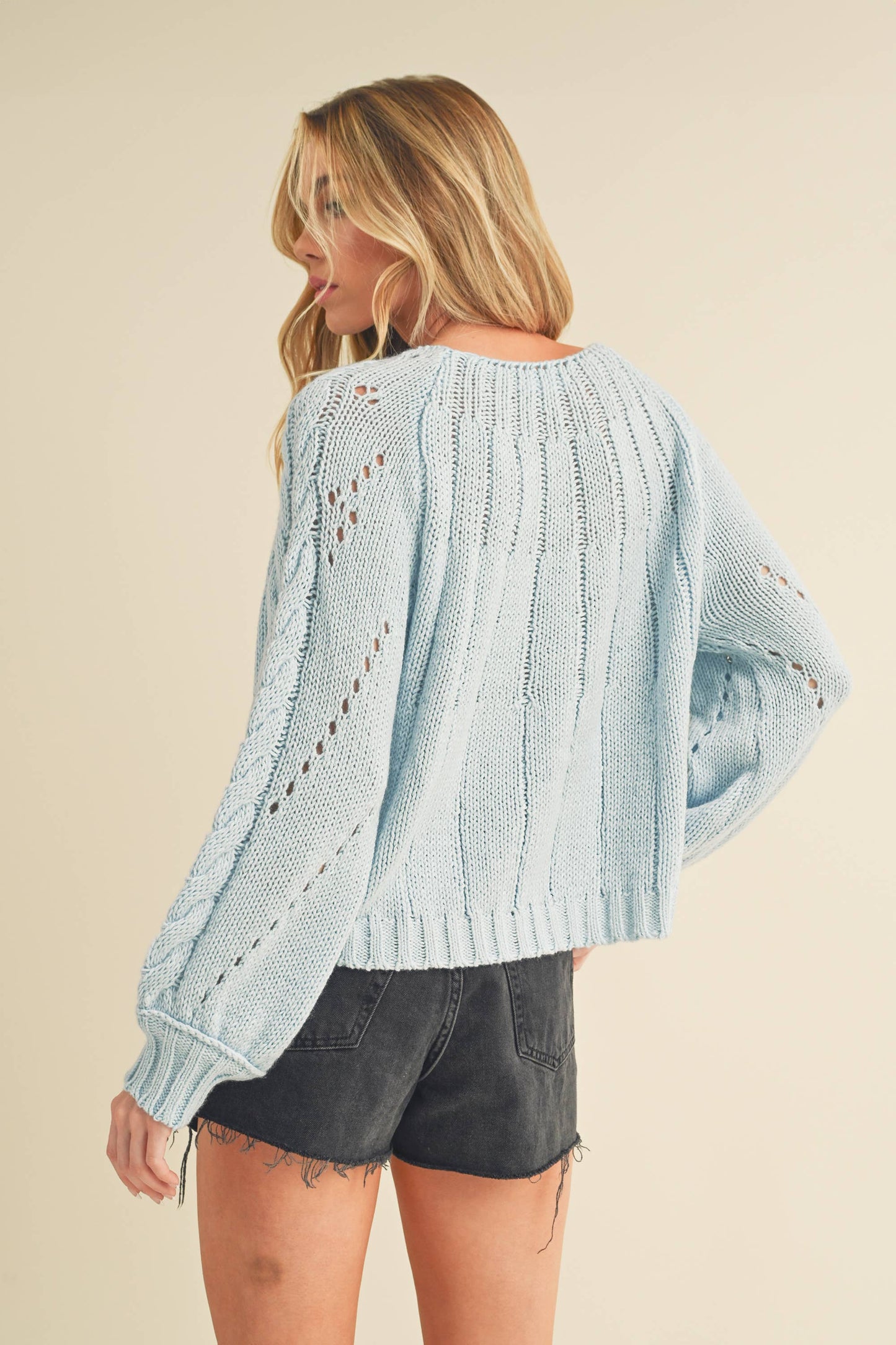 AEMI + CO - 3158DK Tally Sweater: S / Contemporary / Pink