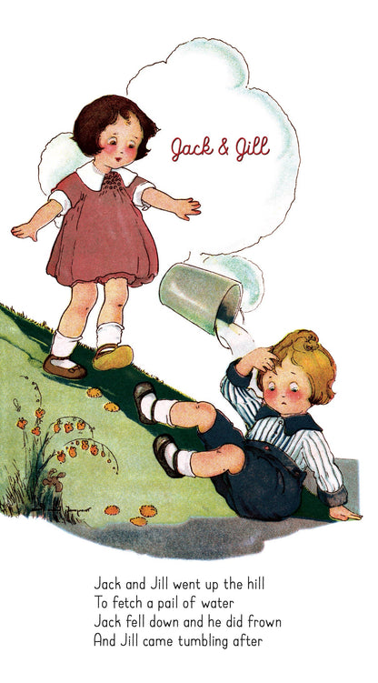 Laughing Elephant Books - Mother Goose -Children's Board Book - Vintage