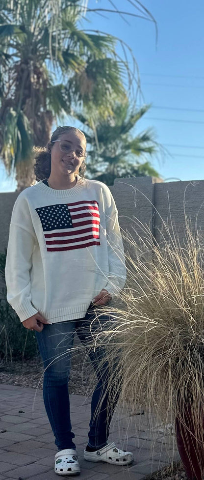 Serenity Collective - #1 BEST SELLER-USA Flag Sweater 