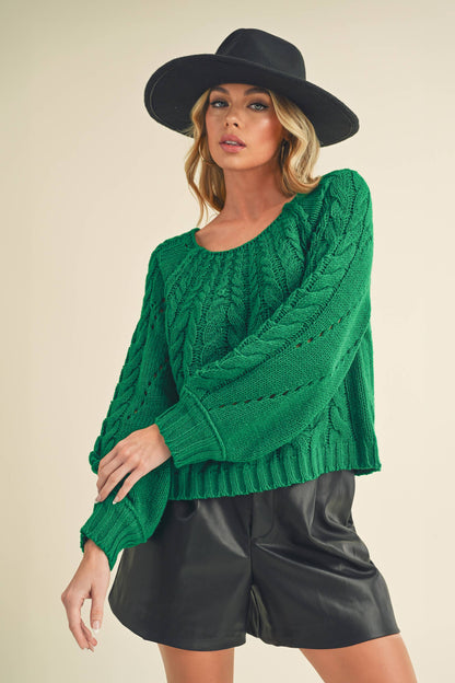 AEMI + CO - 3158DK Tally Sweater: L / Contemporary / Pink