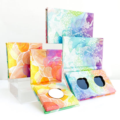 Honeybee Gardens Natural Cosmetics & Body Care - Refillable Compact for Pressed Eye Shadow, Duo