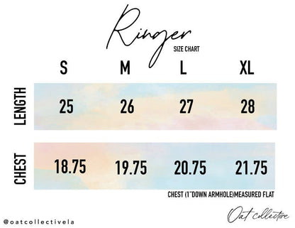 OAT COLLECTIVE - SALTY MOMS BEACH CLUB Ringer Graphic Top