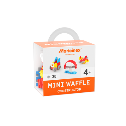 Toysmith - Marioinex Mini Waffle Constructor Assorted- 35 PCS