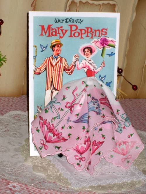 MOMENTS IN THYME - Mary Poppins Hanky Card