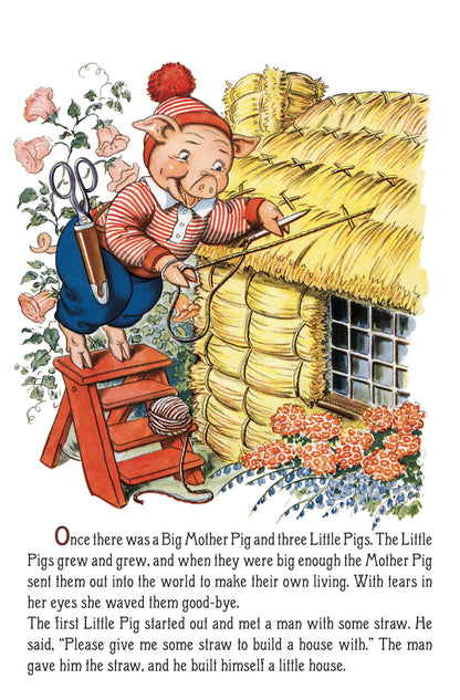 Laughing Elephant Books - The Three Little Pigs Children's Shape Book
