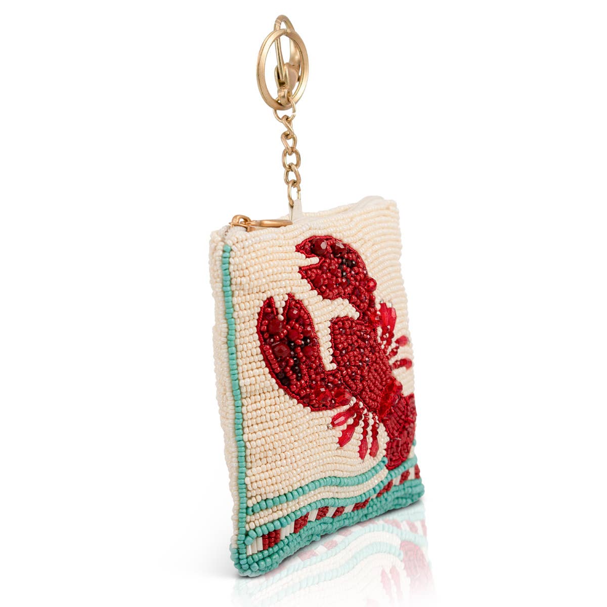 Mary Frances Accessories - Crack Me Up Beaded Lobster Coin Purse