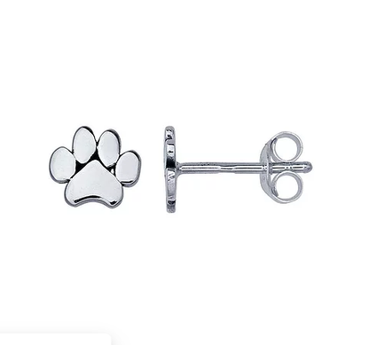 Nautically Northern - Paw Print Earrings
