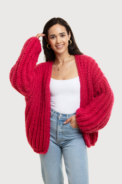 SAACHI - Chunky Oversized Knit Cardigan
