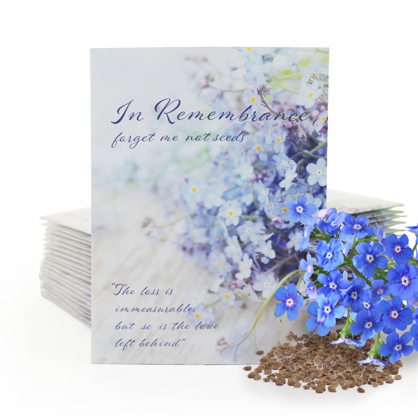 Bentley Seed Co. - In Remembrance Love Left Behind Forget Me Not Seed Packets