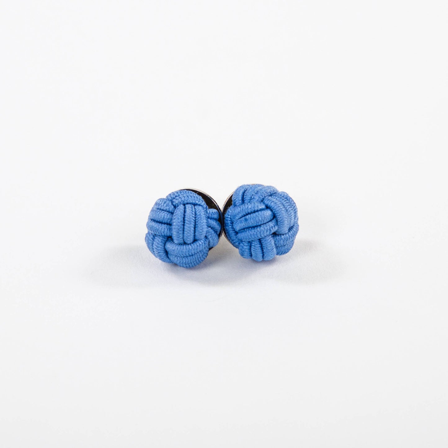 Patsy Kane | Nautical - Monkey Fist Earrings - Nylon: Classic navy & port green twist