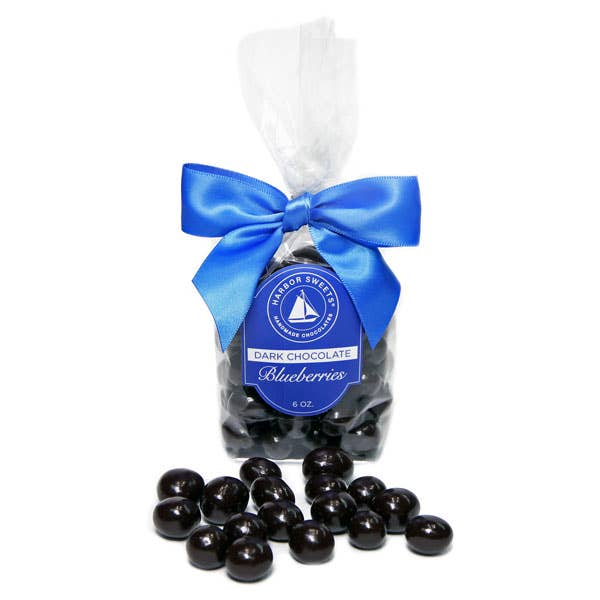 Harbor Sweets - Dark Chocolate Covered Blueberries - 6 oz by Harbor Sweets
