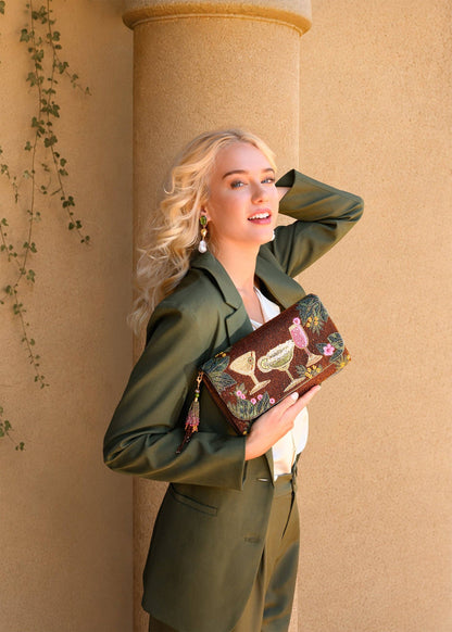 Mary Frances Accessories - Cheers to Paradise Crossbody Handbag
