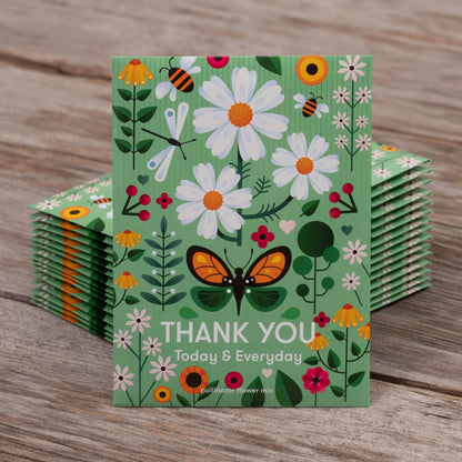 Bentley Seed Co. - Thank You Today Everyday - Pollinator Flower Mix Seed Packet