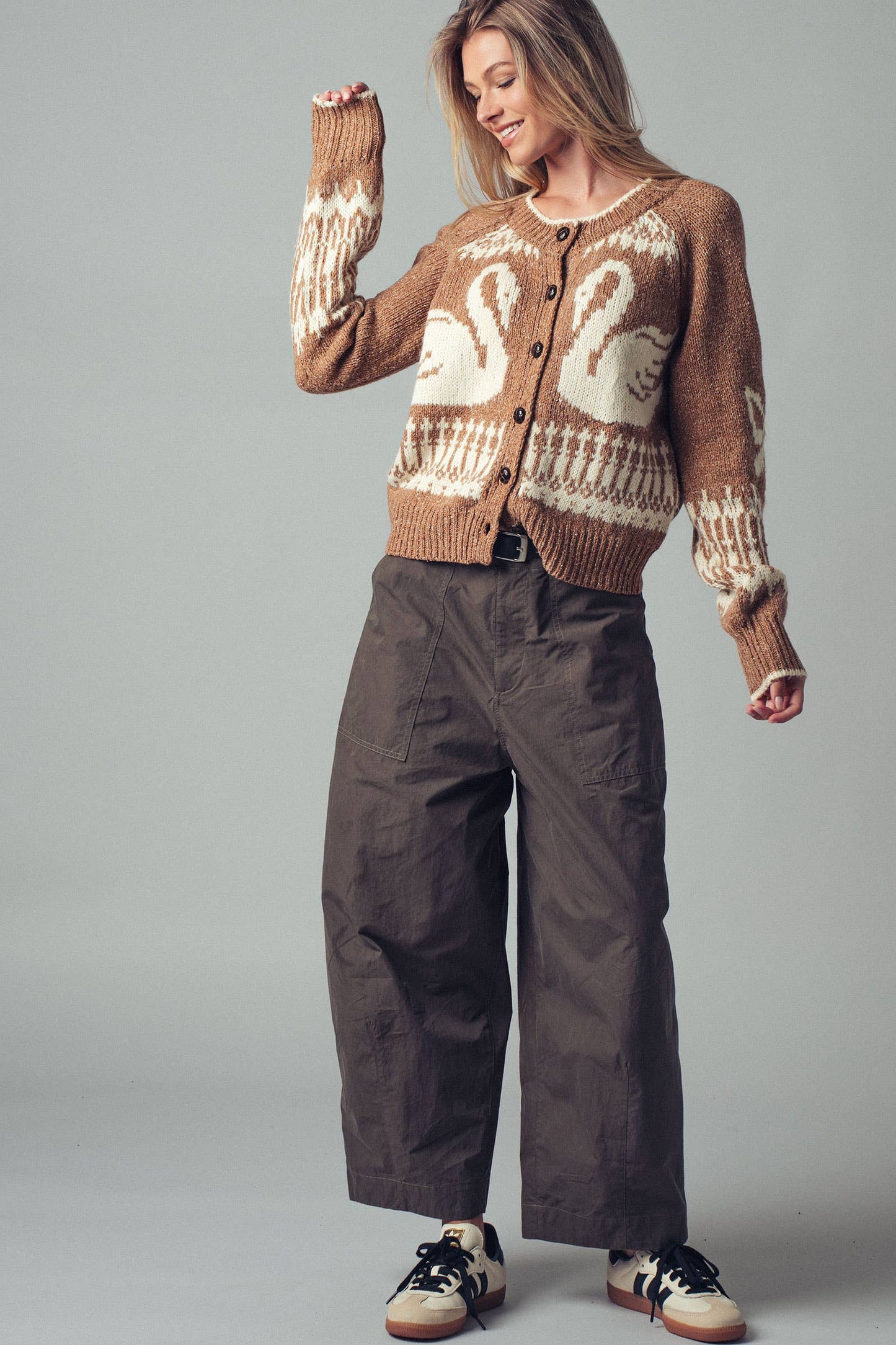 Urban Daizy - Boho Relaxed Wide-Leg Cargo Pants