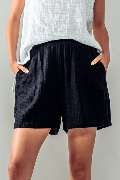 Urban Daizy - **BREATHELESS LOUNGE SHORTS: TAUPE / S-2/M-2/L-2