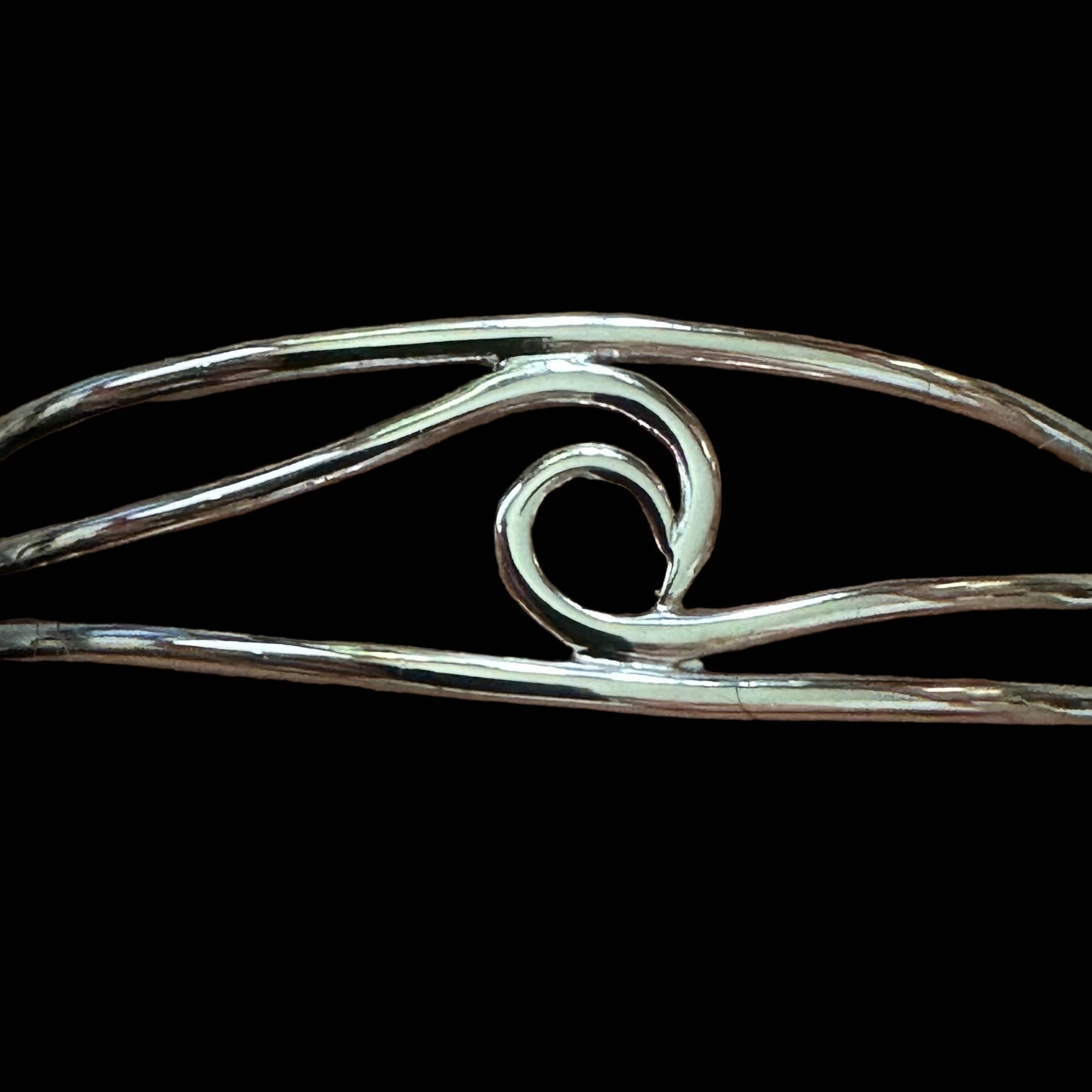 Jackie Gallagher Designs - Handmade Coastal Jewelry - Wave Cuff/Bracelet, Sterling silver