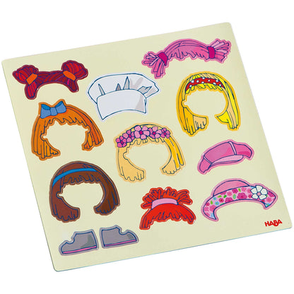 HABA USA - Doll Lilli Magnetic Game – Creative Mix & Match Dess-Up