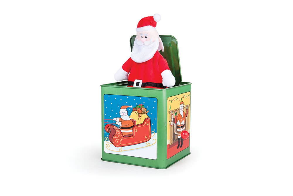 Jack Rabbit Creations - Santa Christmas Jack in the Box
