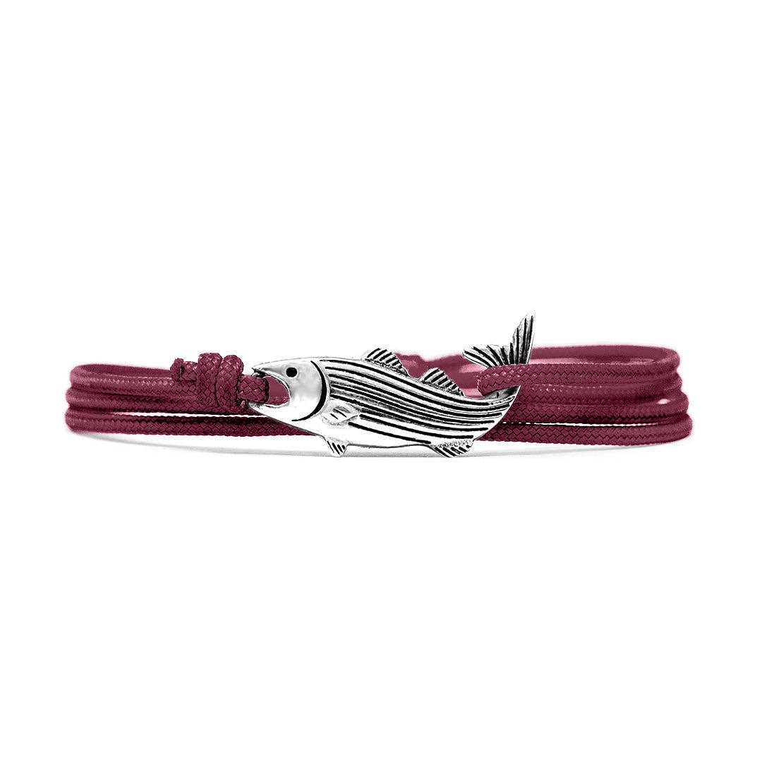 Cape Clasp - The Striper Clasp: Silver / Black Dusk