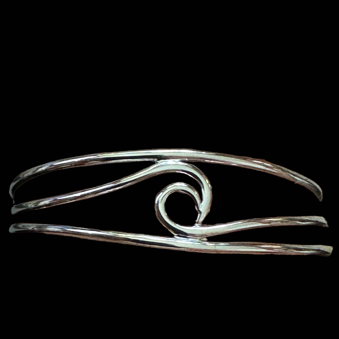 Jackie Gallagher Designs - Handmade Coastal Jewelry - Wave Cuff/Bracelet, Sterling silver