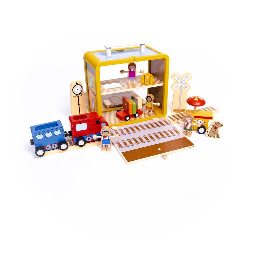 Jack Rabbit Creations - Suitcase Series: Train Station