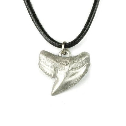 Big Blue by Roland St John - Shark Tooth Necklace with Pewter Pendant, Shark Gifts