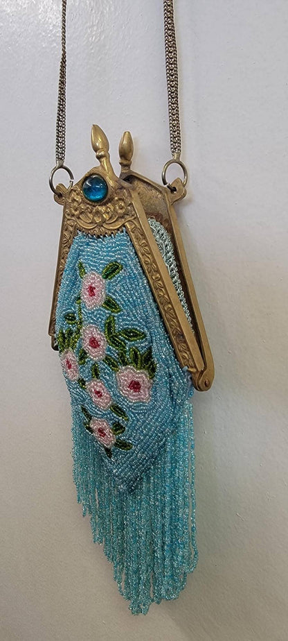 Ricki designs - VINTAGE FRAME BAG WITH FRINGE