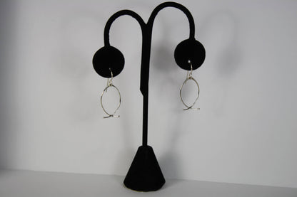 Ken’s handcrafted jewelry - Sterling Silver Earrings Fish