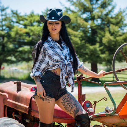 American Hat Makers - Midweight American Leather Western Hat - Style Western